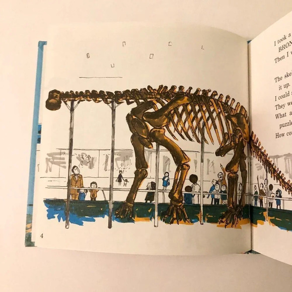 Vintage 1969 My Visit to the  Dinosaurs by Aliki Science Book - Picture 11 of 16